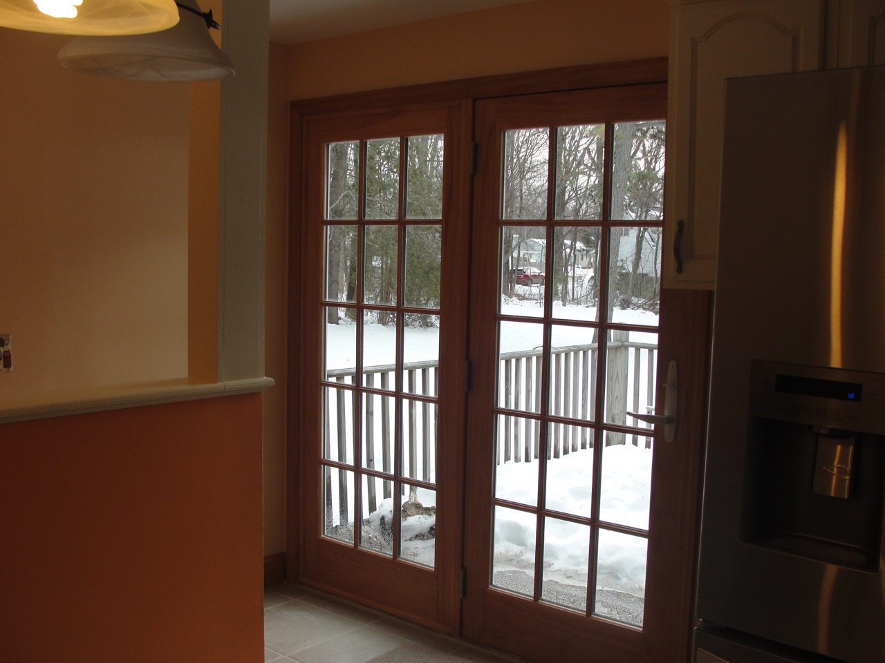 French Doors to Patio