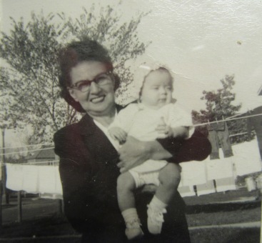 Grandmother Yvonne with Myke